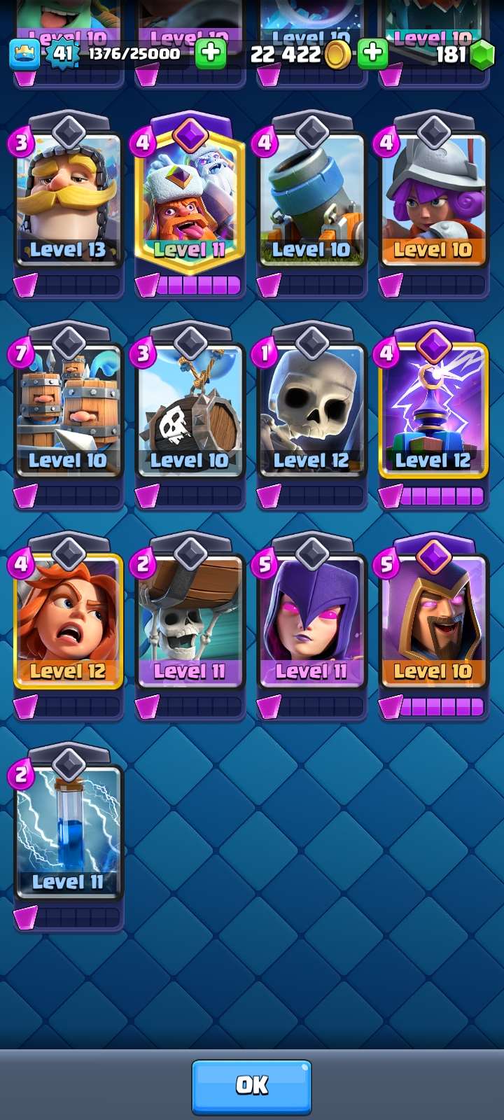продажа аккаунта к игре Clash Royale